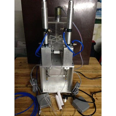 CBD ডাবল হেড ম্যানুয়াল ফিলিং মেশিন