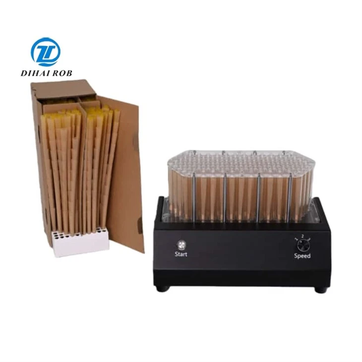 প্রাক রোলড শঙ্কু ফিলিং মেশিন 100pcs প্রতি সময় 84 মিমি প্রাক রোলড শঙ্কুগুলির জন্য